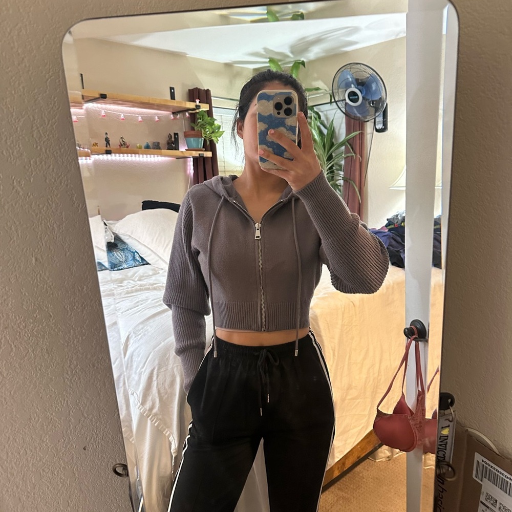 EUC Zara Cropped Hoodie
